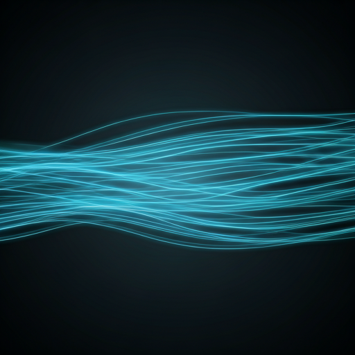 Futuristic digital network lines representing technology